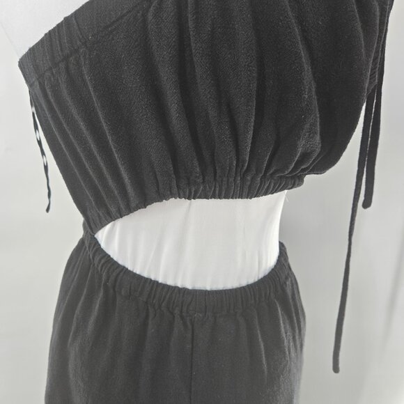 Lilyful Black Asymmetrical Stomach Cutout Jumpsuit Small (Estimated) - Picture 14 of 16